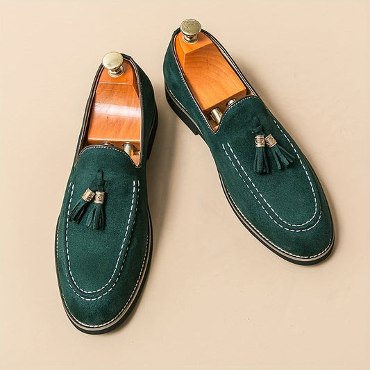 Classic Tassel Suede Loafers