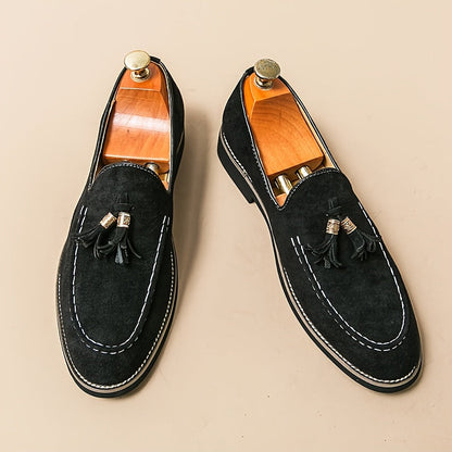 Classic Tassel Suede Loafers