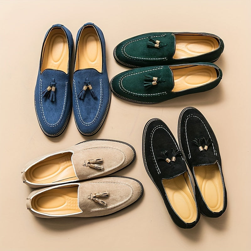 Classic Tassel Suede Loafers