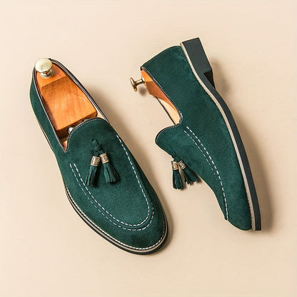 Classic Tassel Suede Loafers