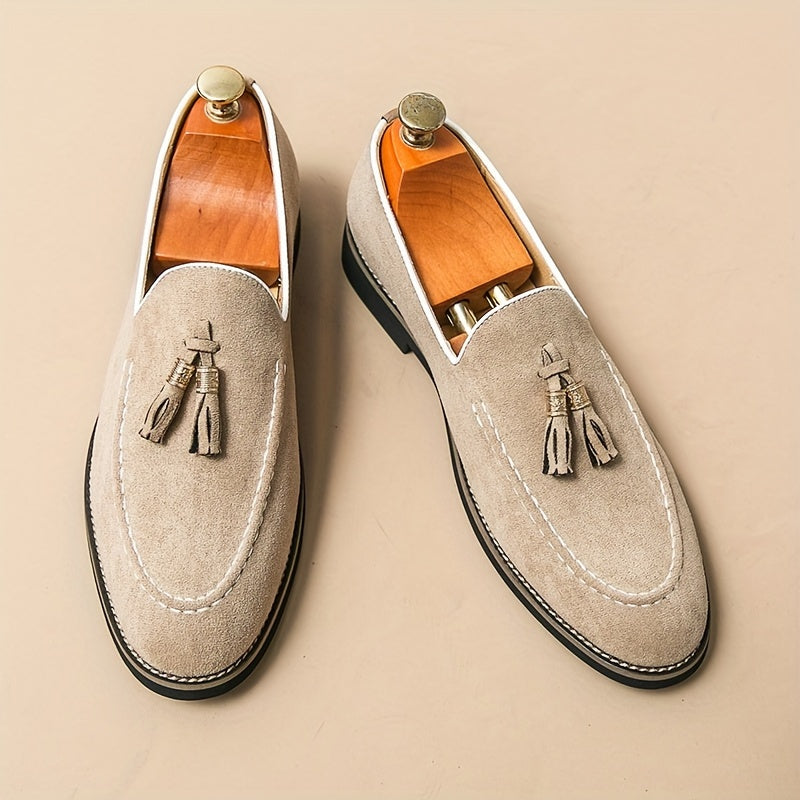 Classic Tassel Suede Loafers