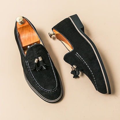 Classic Tassel Suede Loafers